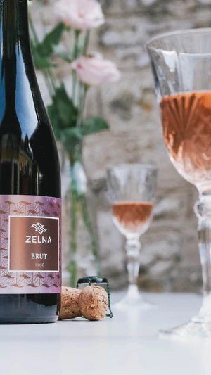 Zelna Kékfrankos, Furmint Rosé Brut Pezsgő 